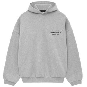 New Brand Essentials Gray Hoodie